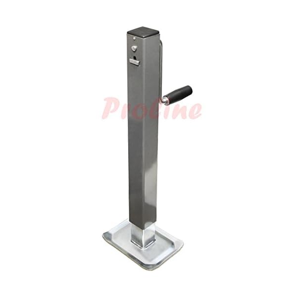 3500-LBS-Trailer-Boat-RV-Jack-Tongue-Flat-Foot-Plate-Weld-On-DROP-LEG