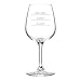 DU VINO Classy Sassy Bad Assy Funny Novelty Wine Glass - 12.75 oz. - Humorous Smart Assy Present for Mom, Women, Friends, or Her - Made in USA