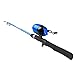 PLUSINNO Kids Fishing Pole,Telescopic Fishing Rod and Reel Combos with Spincast Fishing Reel and String with Fishing Line (Black, 120CM 47.24IN)
