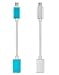 LABOL Set of 2 [2-Pack] USB Type C male to USB 3.0 A female OTG Data Cord Cable Adapter (Convertor) for Apple Macbook Pro, ChromeBook Pixel, Nexus 5X/6P,HTC 10 OnePlus 2 and Others.