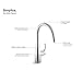 KOHLER K-22034-VS Simplice(R) Bar Sink Faucet, Vibrant Stainless