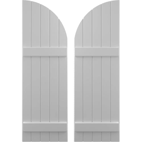 Ekena Millwork ARW101BQ518X36PRH Americraft Five 2 Exterior Real Wood Joined Bo…