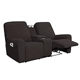 Easy-Going Stretch Recliner Loveseat Cover with