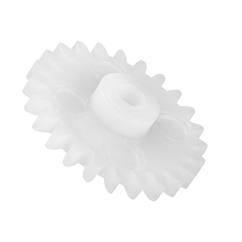 uxcell 20Pcs 242A Plastic Gear Toy Accessories with 24 Teeth for DIY Car Robot Motor