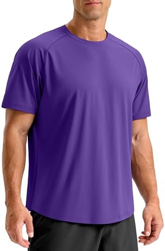 Amazon.com: Zengjo Mens Athletic Shirts Moisture Wicking Short
