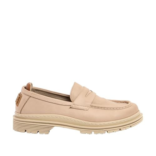 Art 1902 Birmingham, MocasĂn Unisex Adulto, Cream-Cuero, 39 EU