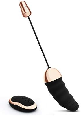 Mini 10 Frequency Ball Silicone Remote Control Ultra Quiet Power Petal Wireless Massager (Color : Black)