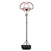 Yaheetech Height Adjustable Basketball Hoop System Portable Kids Junior Indoor Outdoor Net Goal Stand 29 Inch Backboard W/Wheels