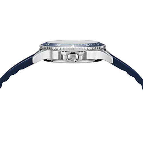 Nautica N83 Cocoa Beach Orologio Da Uomo 43 Mm – Cassa In Acciaio Riciclato, Movimento Solare Giapponese, Cinturino In PU Rosso (NAPCBS301)