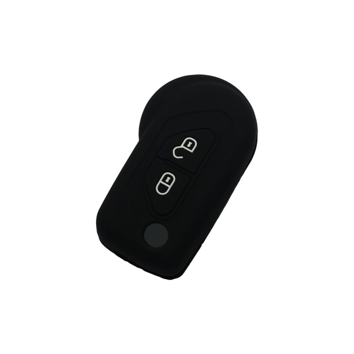 BROVACS Silicone Cover Protector Case Holder Skin Jacket Compatible with CITROEN 2 Button Flip Remote Key Fob CV4311 Black