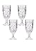 Godinger South Beach Palm Iced Tea Glasses, Set of 4