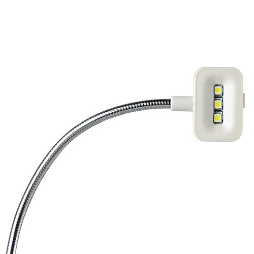 Solar Clip on Book Light,AVEKI LED Solar Powered and USB Rechargeable Reading Lights with Soft Clip, Solar Energy Book lamp for Reading Camping Tent Travel (White)