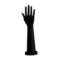 duojin Mannequin Hand Arm Display Base Female Gloves Jewelry Model Stand Black