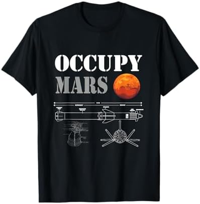 Amazon.com: Occupy Mars Space Explorer T-Shirt : Clothing, Shoes
