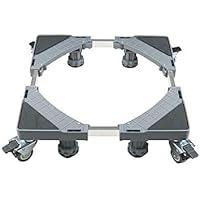 iMeshbean Universal Fridge Stand with 8 Feet or Movable 4 Feet 8 Wheels, Adjustable Washing Machine Base, Multi…