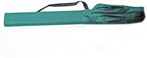 MOUNTAIN CORK 56" BAFFLED DOUBLE STEELHEAD CASTING/SPINNING ROD AND REEL CASE GREEN 2.5-15X56-7A-59514