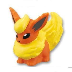 Pokemon Kids BW Black & White Genesect Ed. Finger Puppet Figure - Flareon