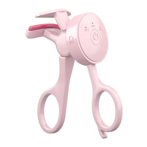 Piegaciglia Riscaldato, piegaciglia professionale, piegaciglia elettrico con ricarica, Elettrico Ricaricabile Riscaldamento Rapido in 8s e 24H di Lunga Durata,per il trucco degli occhi, Eyelash curler