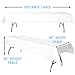 Party Like It's '99 Heavy Duty Premium Flannel Backed Vinyl Tablecloths (2 Pack), Solid Color