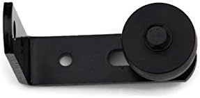 Small Black Bottom Guide Stay Roller Adjustable for Barn Door Hardware