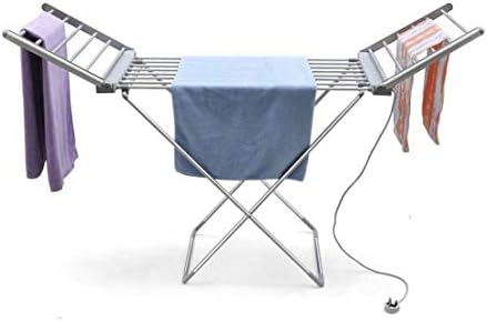 PINK PARI LABEL Portable Electric Clothes Dryer Heated Hanger Towel Rail Airer Laundry Rack 230W