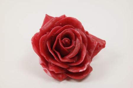 INNA Glas - Set 72 x Wachsrose, rot, Ø 10 cm - Deko Rosenköpfe/Künstliche Blüten
