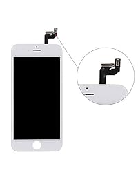 Compatible with iPhone 7 Screen Replacement White Oli & Ode LCD Digitizer Touch Screen Assembly Set with 3D Touch Model No. A1660, A1778, A1779 (White, 4.7 Inch)
