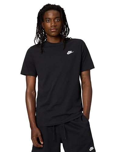Herren T-Shirt Sportswear Club, Black/White, M, AR4997-013
