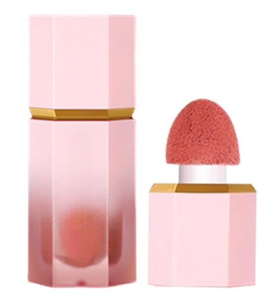 EOGRFW Liquid Blush for Cheeks, Matte Cream Blush Stick, Long-Wearing, Waterproof, Soft, Natural Finish, Pink