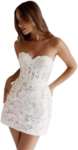 white backless dress amazon Amazon.com: Women's White Dress Lace Backless Dress : Clothing, Shoes &  Jewelry