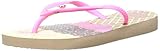 Havaianas Kids Slim Pop Sandal Flip Flops (Toddler/Little Kid), Rose Gold, 27-28 BR(11, 12 M US Little Kid)