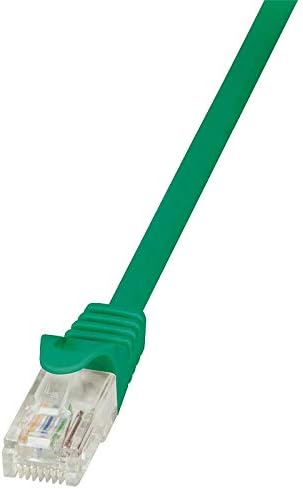 LogiLink CP2035U CAT6 U/UTP EconLine Patch Cable, 1 Meter Length, Green, Green, 1 Meter Length