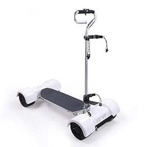 YUHT Electric Golf Trolley, Electric Golf Motorized Scooter Rechargeable Golf Trolley with Non-Slip Foot Pedals, High Standard Vacuum Tires, High Strength Aluminum A Fitness Equipment