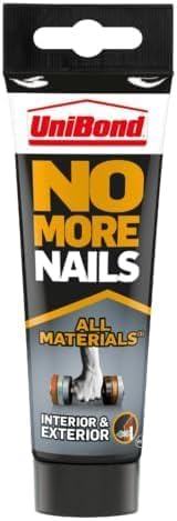 UniBond No More Nails All Materials Grab Adhesive Interior Exterior White 142g view 2