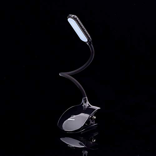 Led Clip Reading Book LightRaniaco Daylight 16 LEDs USB Rechargeable