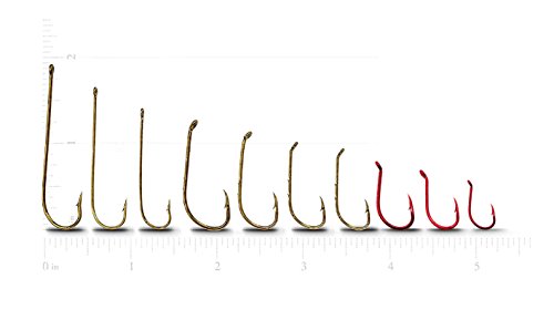 Tailored Tackle Freshwater Fishing Hooks 150 Piece Assortment of Octopus Hooks Baitholder Hooks Aberdeen Hooks - Thumbnail 2