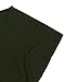 ZANZEA Sexy Women Loose V-neck Batwing Short Sleeve Tops Blouse Shirts Army Green 16