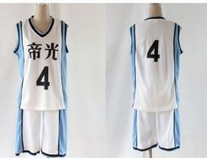 Amazon Lugano 黒子のバスケ 帝光中学校 ユニフォーム 赤司征十郎 あかし せいじゅうろう 4番号 クリスマス ハロウィン イベント仮装 コスチューム コスプレ衣装 M コスプレ 仮装 通販