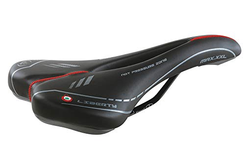 Selle MontegrappaLiberty XXL Racing Bike Saddle Made in Italy Black