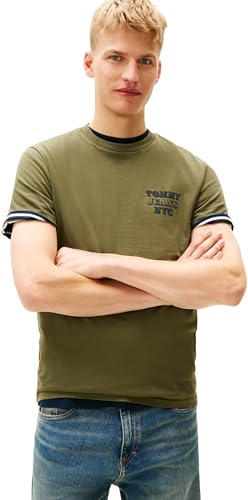 TJM Slim Entry Bills SS Tee DM0DM22321 S/S T-Shirt, Vert (Dark Greenery), XL, Vert (Vert foncé), XL