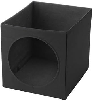 I K E A Katzenhaus Luvrig Katzenbox Katzenhohle Fur Kallax Expedit Regale 33x38x33 Cm Zusammenfaltbar Transportabel Amazon De Haustier