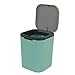 Hommp Recycled Tiny Desktop Trash Can, Car Waste Can, 0.5 Gallon (Gray)