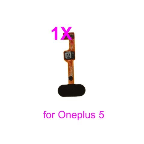 PHONSUN Home Button/Fingerprint Flex Cable for Oneplus 5 A5000 (Black)