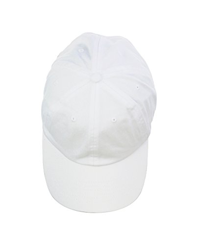 NYFASHION101 Unisex Adjustable 6-Panel Low-Profile Baseball Cap LOW100- White