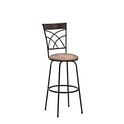 VECELO Barstools, Adjustable Counter Stools, Steel