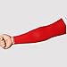 Kasai Uv Protection Sports Driving Golf Bycle Basketball Cooling Arm Sleeves Cooling Cool Cover Sun Uv 99.9% 1pair (Red)