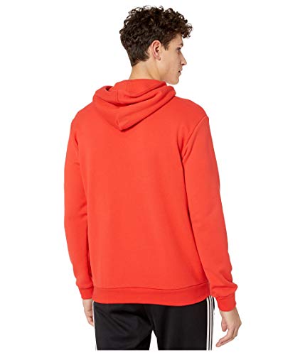 adidas Originals Men's Trefoil Hoodie Sweatshirt, Lush Red, L