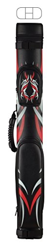 McDermott 75-0934 Red Tribal Billiard Pool Cue Case 2x2