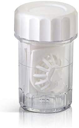 SPORTS WORLD VISION Contact Lens Cases (10 Pieces) Standard Barrel Type Contact Lens Cleaning Container for Everyday Use