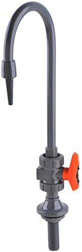 PVC Lab Faucet, Deck Mount, 1/4 Turn Control Ball Valve, Right Hand